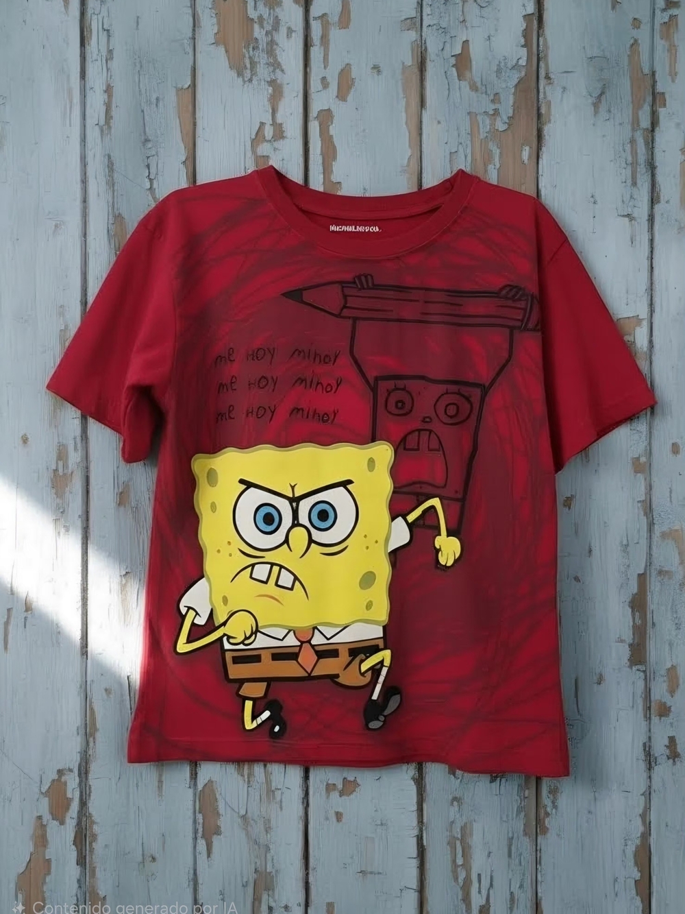 Nickelodeon SpongeBob Red Graphic Tee